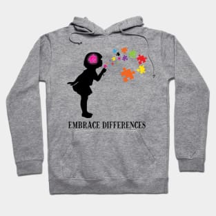 'Embrace Differences' Awesome Autism Awareness Hoodie